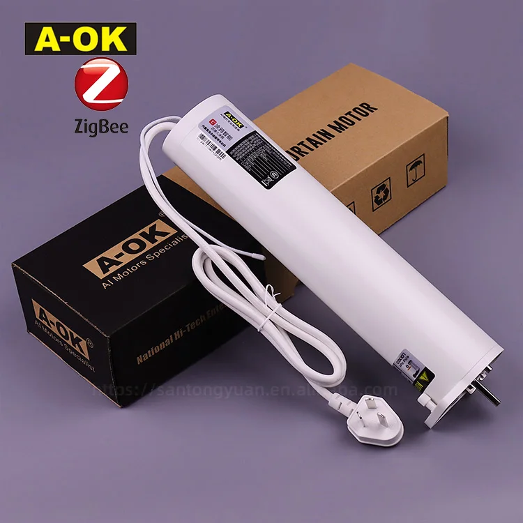 A-OK Motor AM68 Zigbee Tuya Умный дом Электрический моторизованный мотор для штор Бесшумный и тихий двигатель для открывания штор
A-OK Motor AM68 Zigbee Tuya Умный дом Электрический моторизованный мотор для штор Бесшумный и тихий двигатель для открывания штор