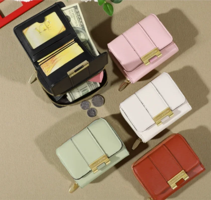 Women's Short Wallet Large Capacity Card Holder Simple Three Fold Wallet Zipper Coin Purse PU Leather Money Pouch Clutch
Women's Short Wallet Large Capacity Card Holder Simple Three Fold Wallet Zipper Coin Purse PU Leather Money Pouch Clutch