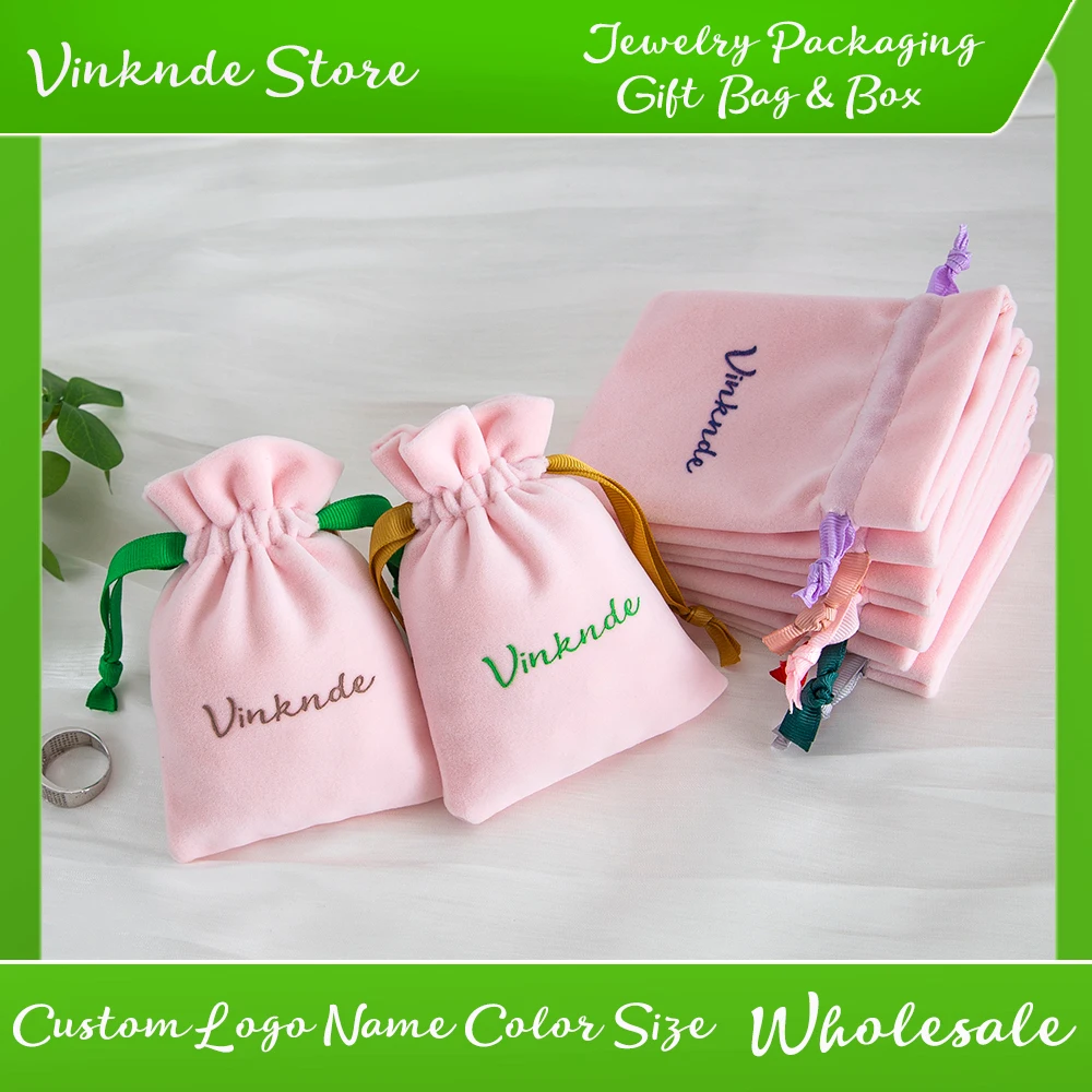 100Pack Bulk Velvet Ribbon Drawstring Jewelry Storage Pouch Custom Logo Gift Bags Christmas Wedding Party Favor Small Dust Sack
100Pack Bulk Velvet Ribbon Drawstring Jewelry Storage Pouch Custom Logo Gift Bags Christmas Wedding Party Favor Small Dust Sack