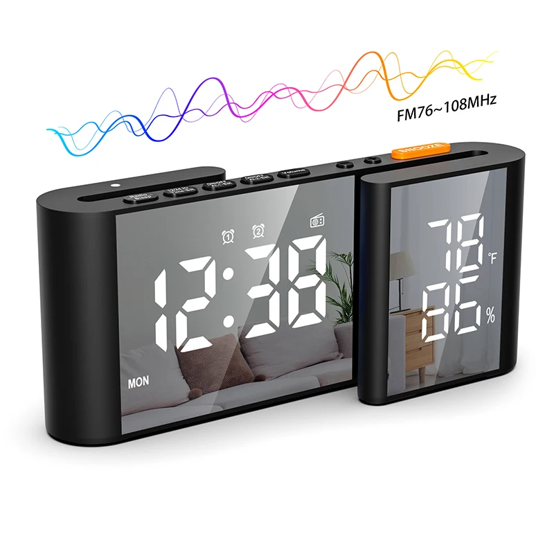 Functional Bedside Alarm Clock with Large Displays USB Port for Device Charging Sleep Timer and FM Radio Access
Functional Bedside Alarm Clock with Large Displays USB Port for Device Charging Sleep Timer and FM Radio Access