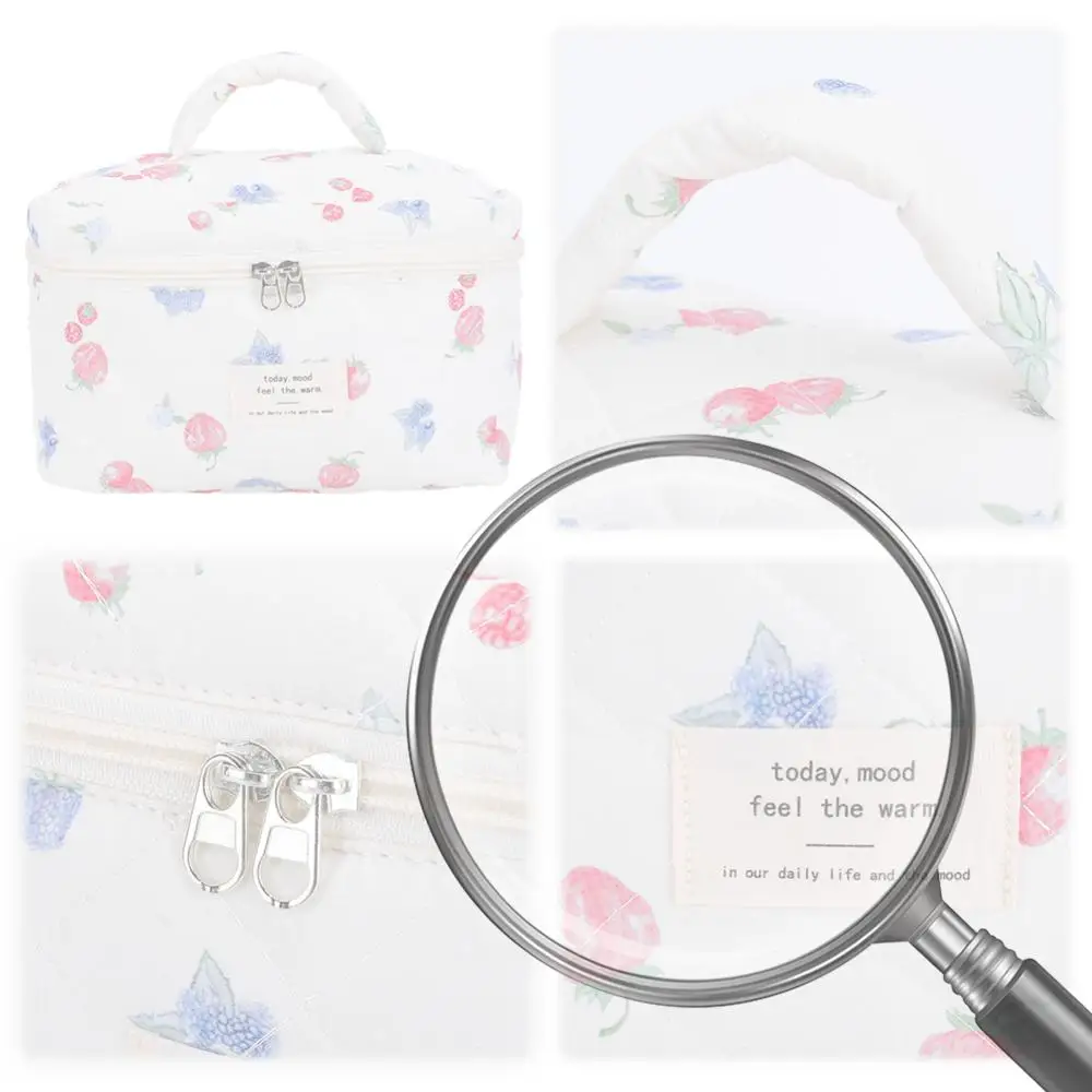 3 шт. мягкая косметичка большой емкости, очаровательная сумка для ухода за кожей с клубничным принтом, эстетичная косметичка, женская дорожная сумка
3 шт. мягкая косметичка большой емкости, очаровательная сумка для ухода за кожей с клубничным принтом, эстетичная косметичка, женская дорожная сумка