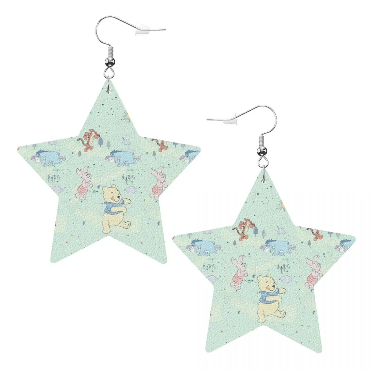 Custom Winnie The Pooh Leather Teardrop Earrings Personalized For Women Jewelry Accessories For Valentine's Day
Custom Winnie The Pooh Leather Teardrop Earrings Personalized For Women Jewelry Accessories For Valentine's Day