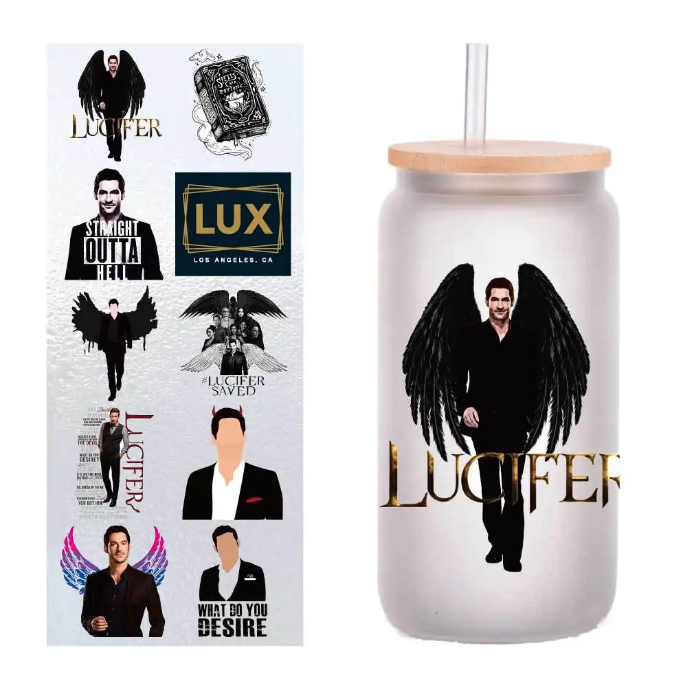 10 PCs/Pack Hellfire Lucifer UV transfer sticker Crystal label DIY Cup sticker customized four inches
10 PCs/Pack Hellfire Lucifer UV transfer sticker Crystal label DIY Cup sticker customized four inches