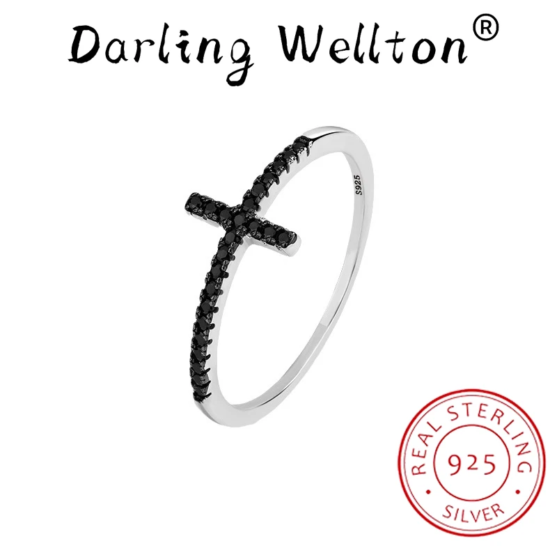 2024 NEW Classic Black Cross Full Of Diamond Couple Ring For women 100% Sterling S925 Silver Valentine's Day Gift Jewelry
2024 NEW Classic Black Cross Full Of Diamond Couple Ring For women 100% Sterling S925 Silver Valentine's Day Gift Jewelry