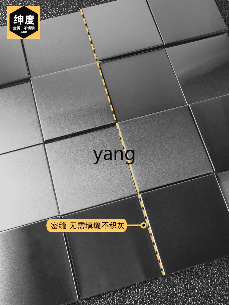 TGF three-dimensional black brushed stainless steel mosaic tile TV background wall mirror wall tile
TGF three-dimensional black brushed stainless steel mosaic tile TV background wall mirror wall tile