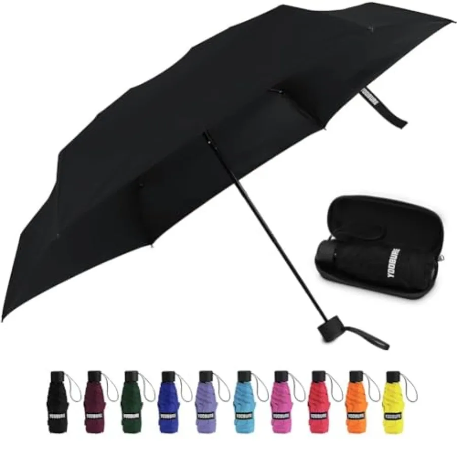 Yoobure Small Mini Umbrella with Case Light Compact Design Perfect for Travel Lightweight Portable Parasol Outdoor SunandRain U
Yoobure Small Mini Umbrella with Case Light Compact Design Perfect for Travel Lightweight Portable Parasol Outdoor SunandRain U