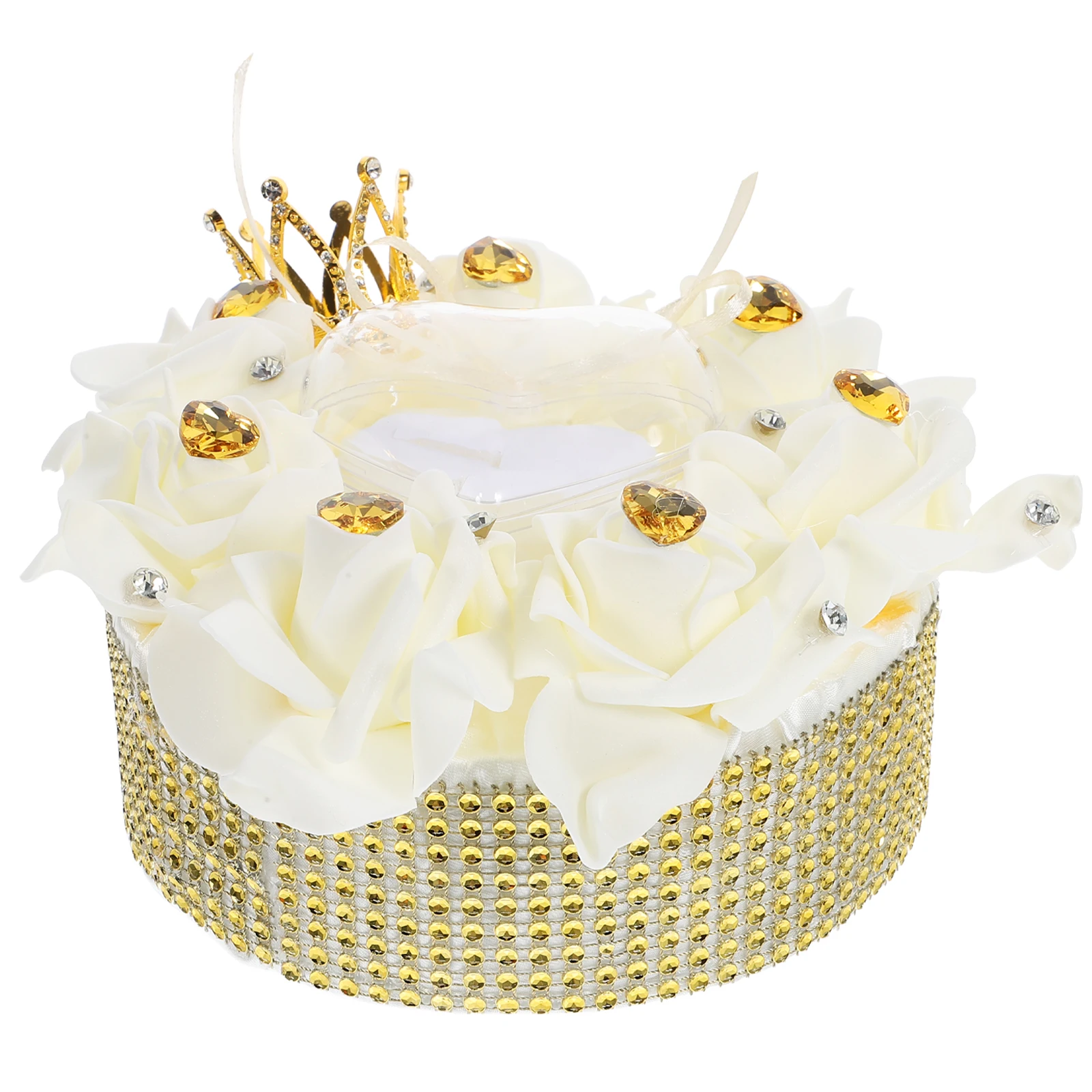 Heart Shaped Box Ceremony Engagement Proposal Ring Bearer Case Elegant Jewelry Display Box Lightweight Stable Material Wedding 
Heart Shaped Box Ceremony Engagement Proposal Ring Bearer Case Elegant Jewelry Display Box Lightweight Stable Material Wedding