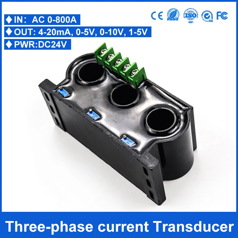4-20mA Electrical Isolation Transducer milliampere 3 phase 24 volt current sensor
4-20mA Electrical Isolation Transducer milliampere 3 phase 24 volt current sensor