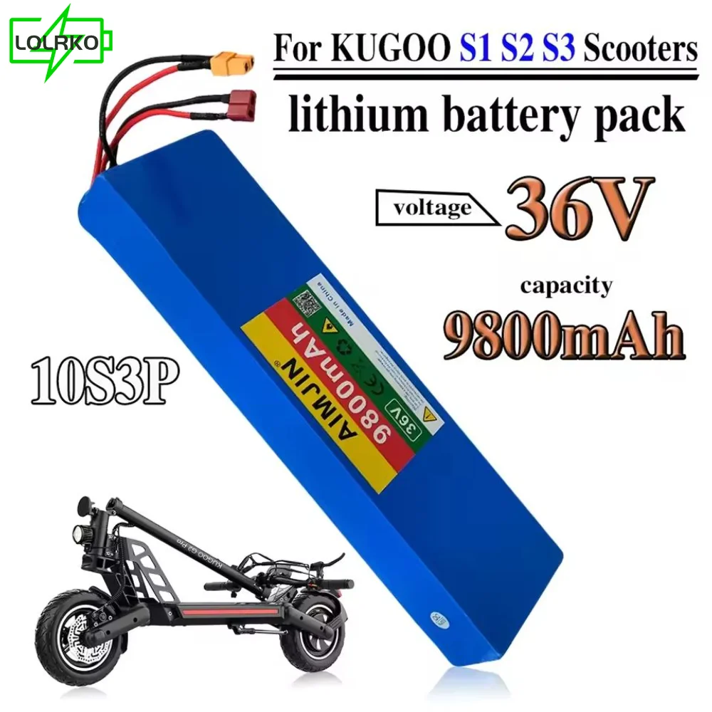 Durable large capacity lithium battery 36V 10S3P suitable for AOVO AOVOPRO Kamukai and SmartOne electric scooter battery pack
Durable large capacity lithium battery 36V 10S3P suitable for AOVO AOVOPRO Kamukai and SmartOne electric scooter battery pack