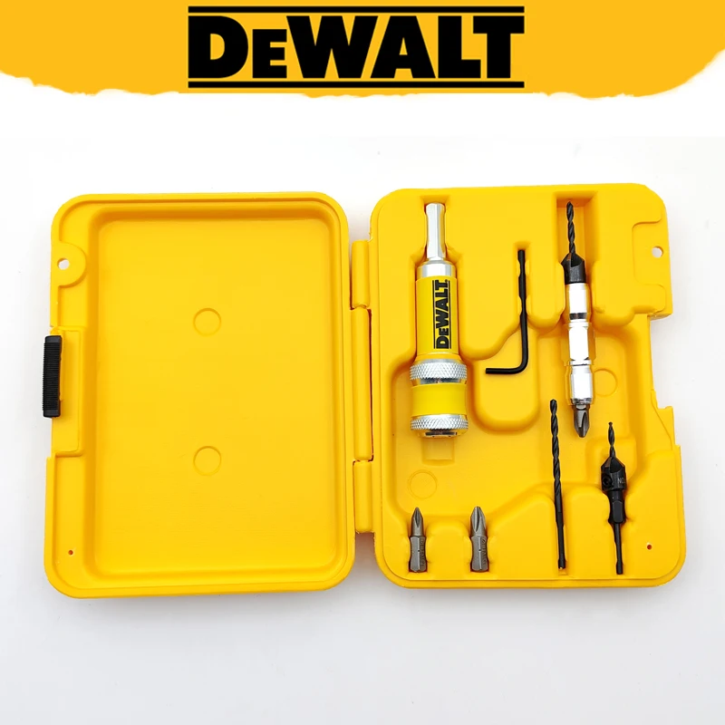 DEWALT DW2730 Driver/Drill Bit Set 8-Piece Quick Change Woodworking Power Tool Attachments
DEWALT DW2730 Driver/Drill Bit Set 8-Piece Quick Change Woodworking Power Tool Attachments