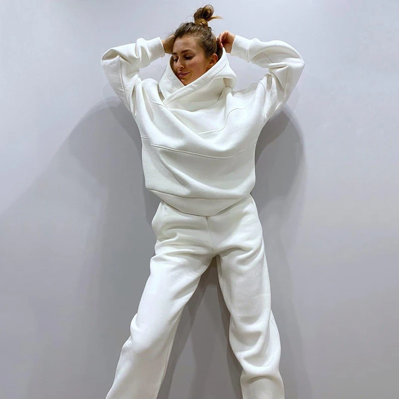Women Spring Autumn Two Piece Set Oversize Hoodie Sweatshirt+High Waist Jogger PantsTracksuits Female Casual Sports Suit Outfits
Women Spring Autumn Two Piece Set Oversize Hoodie Sweatshirt+High Waist Jogger PantsTracksuits Female Casual Sports Suit Outfits