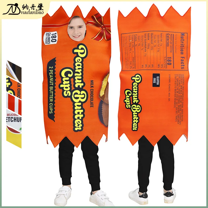 Halloween Snack Party Funny Cos Costume French Fries Children's Edition Stage Performance Props Performance Costume
Halloween Snack Party Funny Cos Costume French Fries Children's Edition Stage Performance Props Performance Costume
