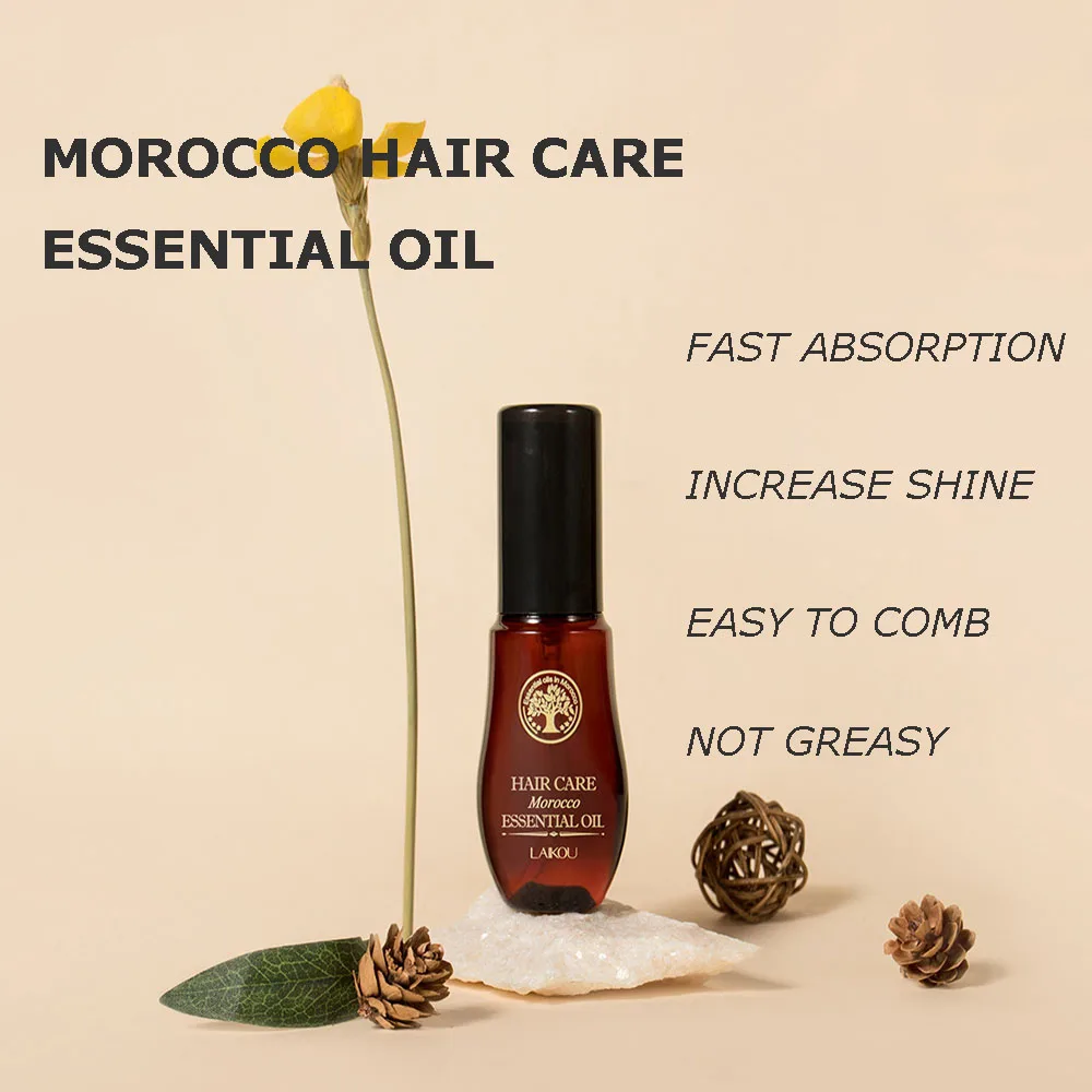 LAIKOU Hair Essential Oil Hair Care Morocco Argan Oil Multi-functional Hair Care Pure Anti Dry Multi-functional Hair Styling
LAIKOU Hair Essential Oil Hair Care Morocco Argan Oil Multi-functional Hair Care Pure Anti Dry Multi-functional Hair Styling