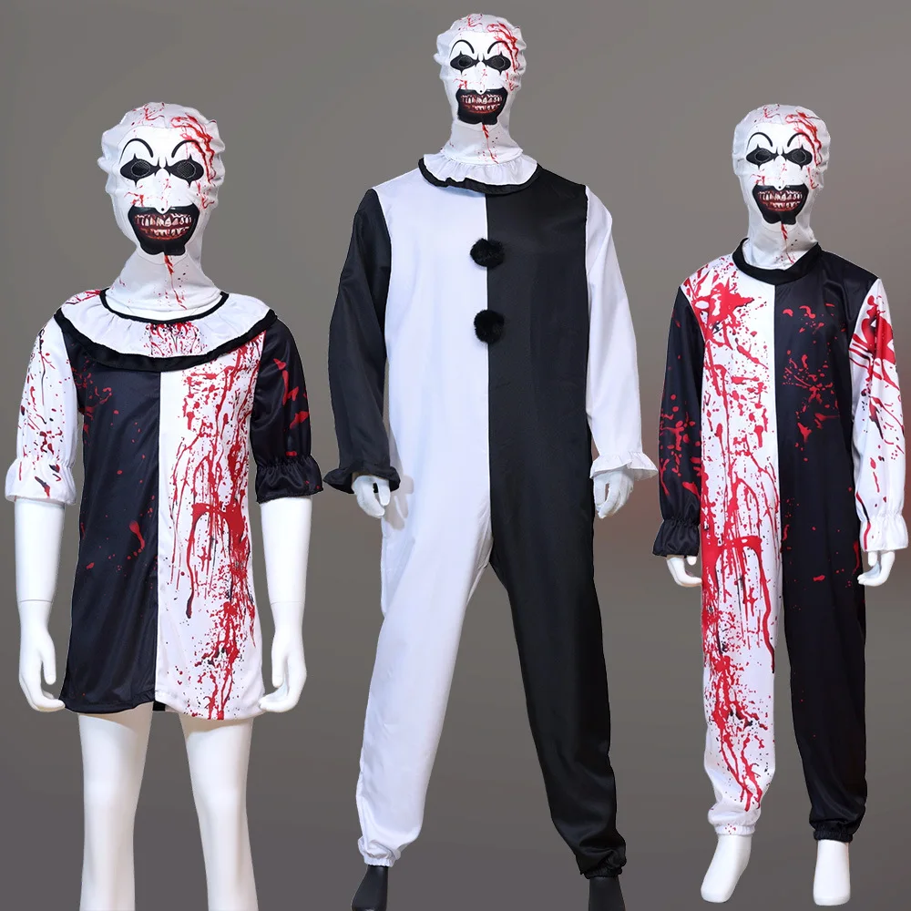Hot Sale Halloween Costume Clown Outfit Black And White Design Party Attire New Style Disguise Women's Traditional Ethnic Sta...
Hot Sale Halloween Costume Clown Outfit Black And White Design Party Attire New Style Disguise Women's Traditional Ethnic Sta...