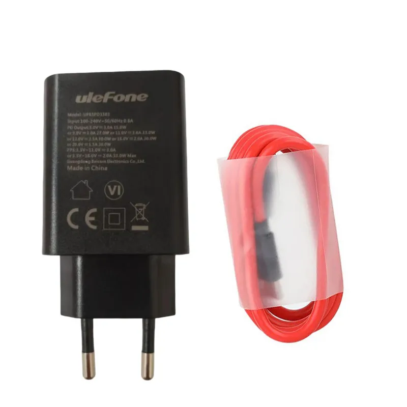 Original For Ulefone Armor 25T Pro 27T Pro Armor Pad 4 Ultra Note 17 Fast Charger Travel Wall Power AC Adapter+Type-C Wire Cable
Original For Ulefone Armor 25T Pro 27T Pro Armor Pad 4 Ultra Note 17 Fast Charger Travel Wall Power AC Adapter+Type-C Wire Cable