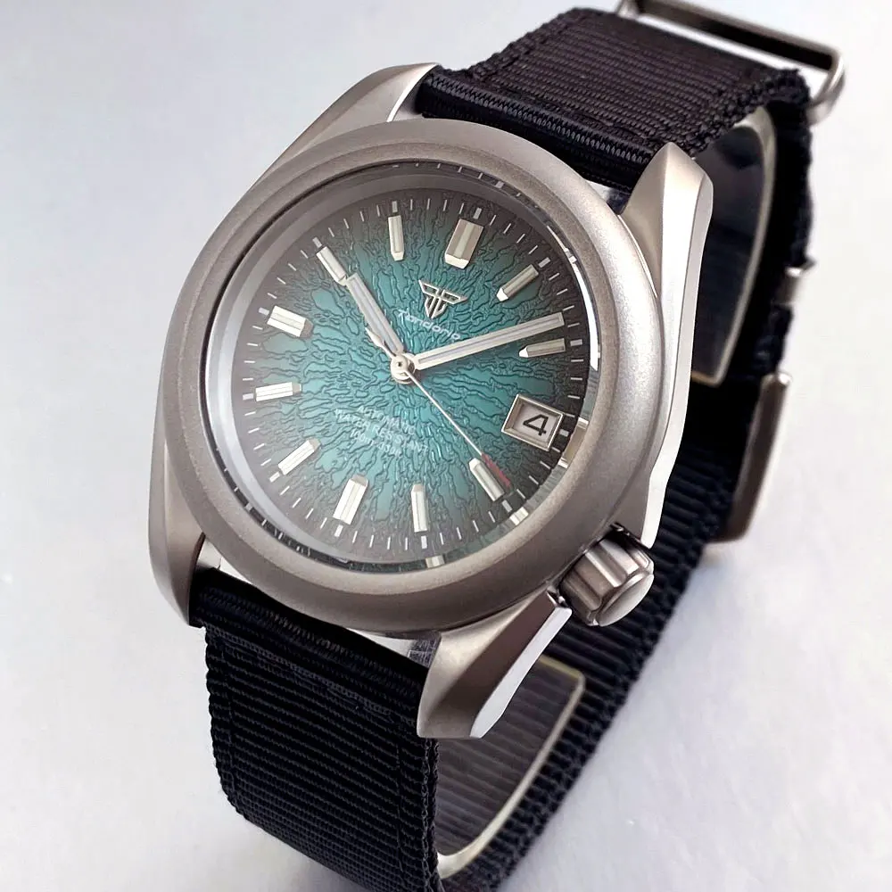 Новые наручные часы Tandorio с циферблатом в виде чайной чашки, стальные/титановые, механические, для мужчин, японский механизм NH35A, водонепроницаемость 200 м, коронка 3,8 мм
Новые наручные часы Tandorio с циферблатом в виде чайной чашки, стальные/титановые, механические, для мужчин, японский механизм NH35A, водонепроницаемость 200 м, коронка 3,8 мм