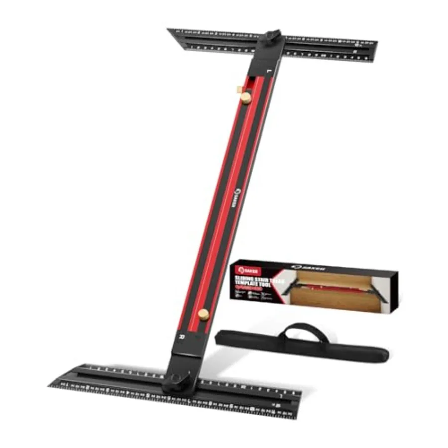 Stair Tread Template Tool, 2025 New Stair Measuring Tool, Stair Tread Jig for Measuring Stairs, Adjustable Length Aluminum Allo
Stair Tread Template Tool, 2025 New Stair Measuring Tool, Stair Tread Jig for Measuring Stairs, Adjustable Length Aluminum Allo