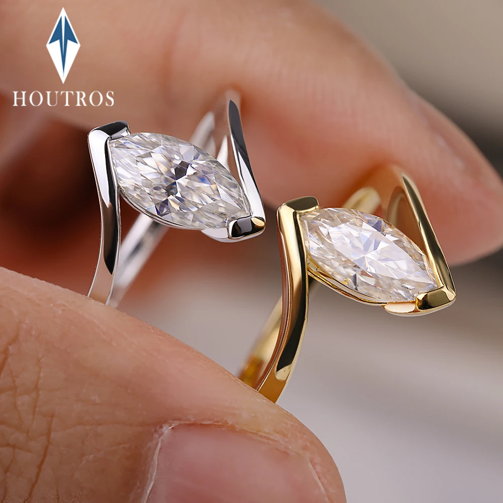 1Carat Marquise Cut Moissanite Engagement Ring for Women 925 Silver 18k Gold Plated Solitaire Diamond Ring Wedding Bands Jewelry
1Carat Marquise Cut Moissanite Engagement Ring for Women 925 Silver 18k Gold Plated Solitaire Diamond Ring Wedding Bands Jewelry