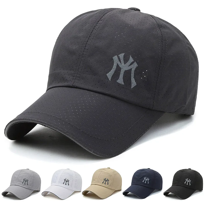 Summer Waterproof Mesh Breathable Quick Dry Baseball Cap Men Women Visor High Quality Fashion Sun Hat Letter Adjustable Hip Hop
Summer Waterproof Mesh Breathable Quick Dry Baseball Cap Men Women Visor High Quality Fashion Sun Hat Letter Adjustable Hip Hop
