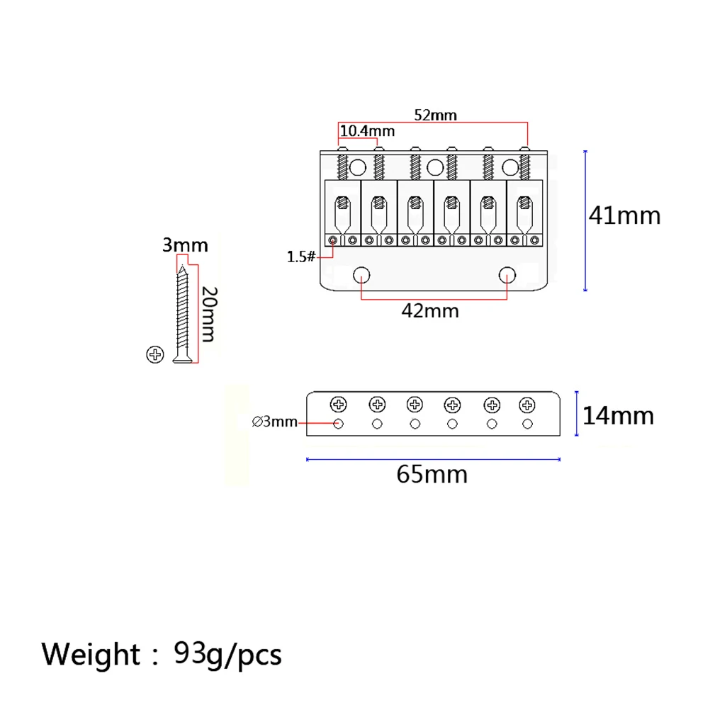 Bass Bridge Guitar Bridge Vintage Style Bridge Guitar Bridge with 5 Screws6 String Guitar Bridge
Bass Bridge Guitar Bridge Vintage Style Bridge Guitar Bridge with 5 Screws6 String Guitar Bridge