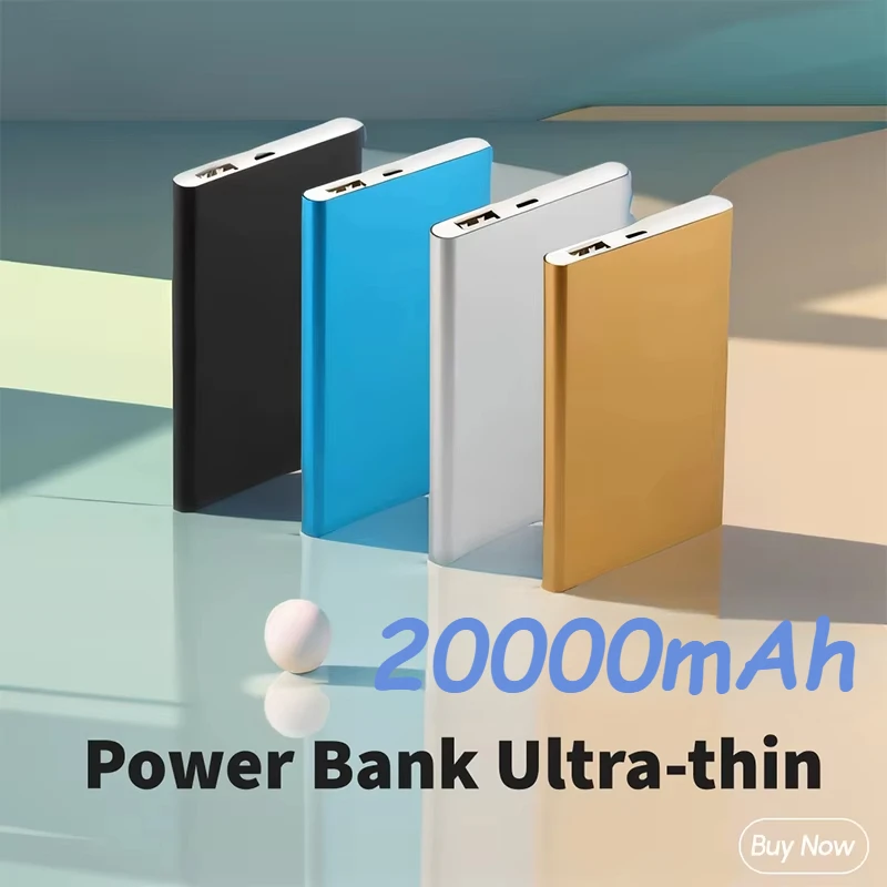 Power Bank 20000mAh Portable Charger PowerBank Ultra-thin Fast Charger External Backup Battery for IPhone Xiaomi Mobile Phone
Power Bank 20000mAh Portable Charger PowerBank Ultra-thin Fast Charger External Backup Battery for IPhone Xiaomi Mobile Phone
