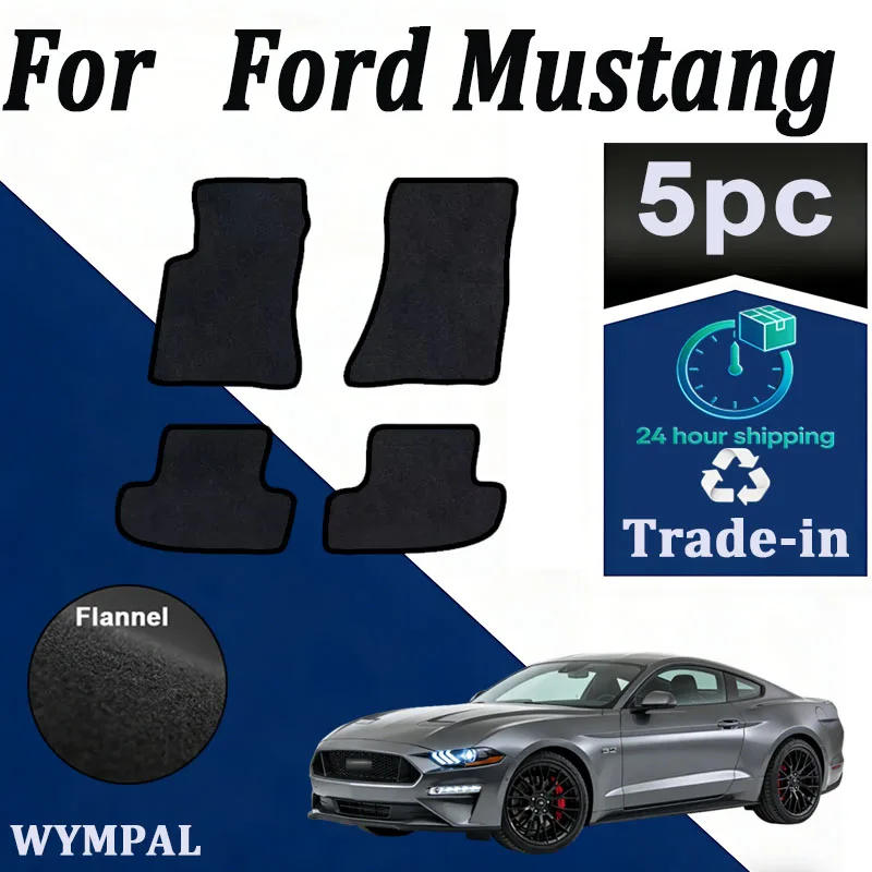 Nylon Suede Car Floor Mat For Ford Mustang 2015-2023 MK6 S550 Polyester suede Anti Slip black Backing Trim Binding Edge black
Nylon Suede Car Floor Mat For Ford Mustang 2015-2023 MK6 S550 Polyester suede Anti Slip black Backing Trim Binding Edge black