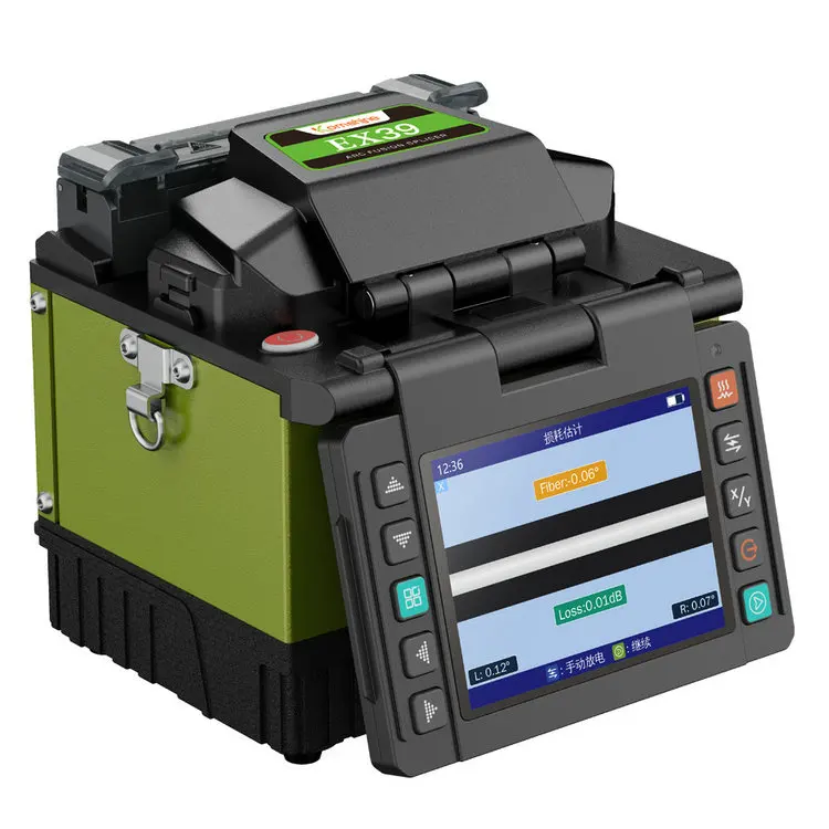 EX39 mini Hand-held economic four-motor leather wire machine FTTH fiber welding machine Tool free electrode replacement
EX39 mini Hand-held economic four-motor leather wire machine FTTH fiber welding machine Tool free electrode replacement