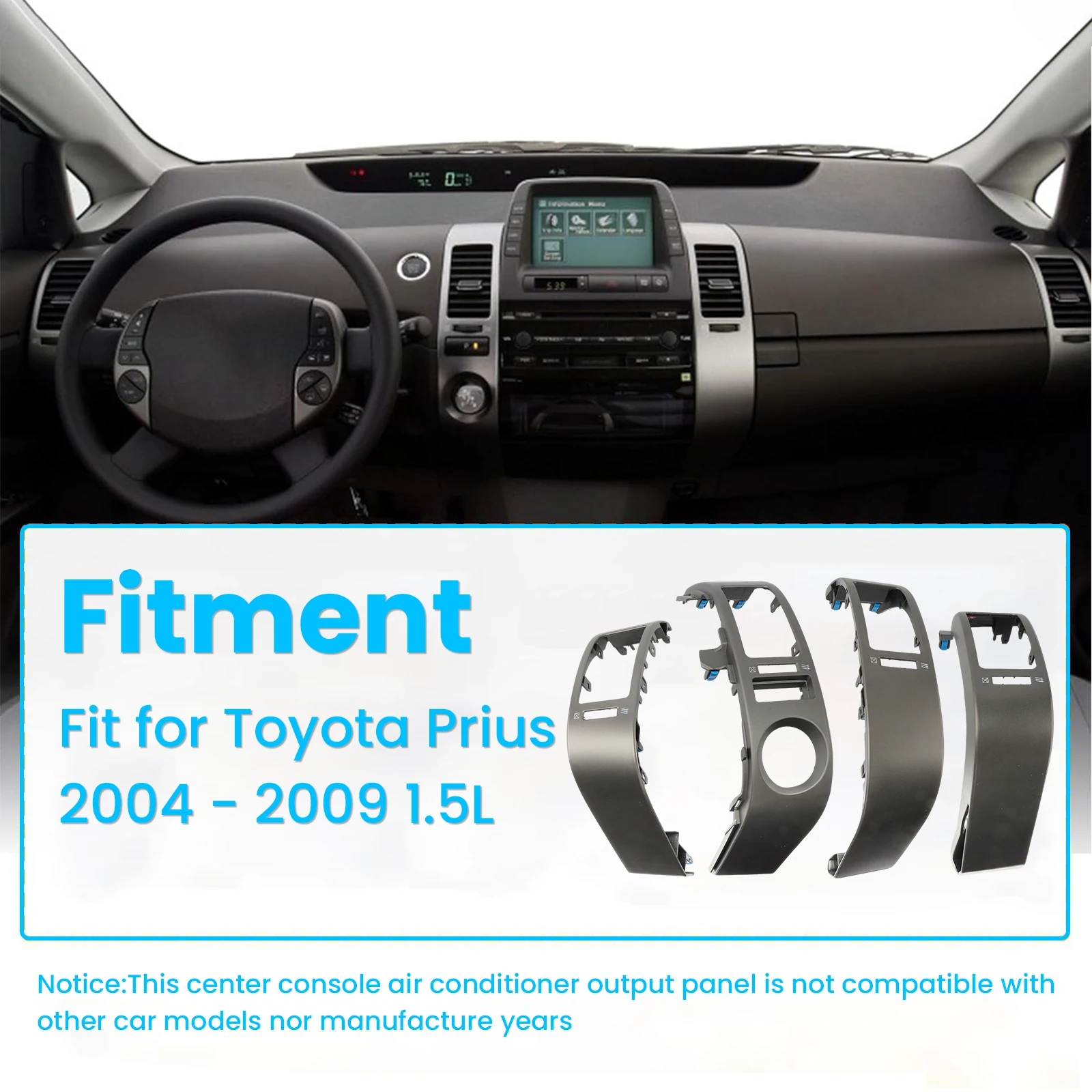 4554747020 4554747021 55670-47060 Dashboard Air Vents Trim Frame Air Conditioner Outlet Panel Cover Chrome For Prius Only LHD
4554747020 4554747021 55670-47060 Dashboard Air Vents Trim Frame Air Conditioner Outlet Panel Cover Chrome For Prius Only LHD