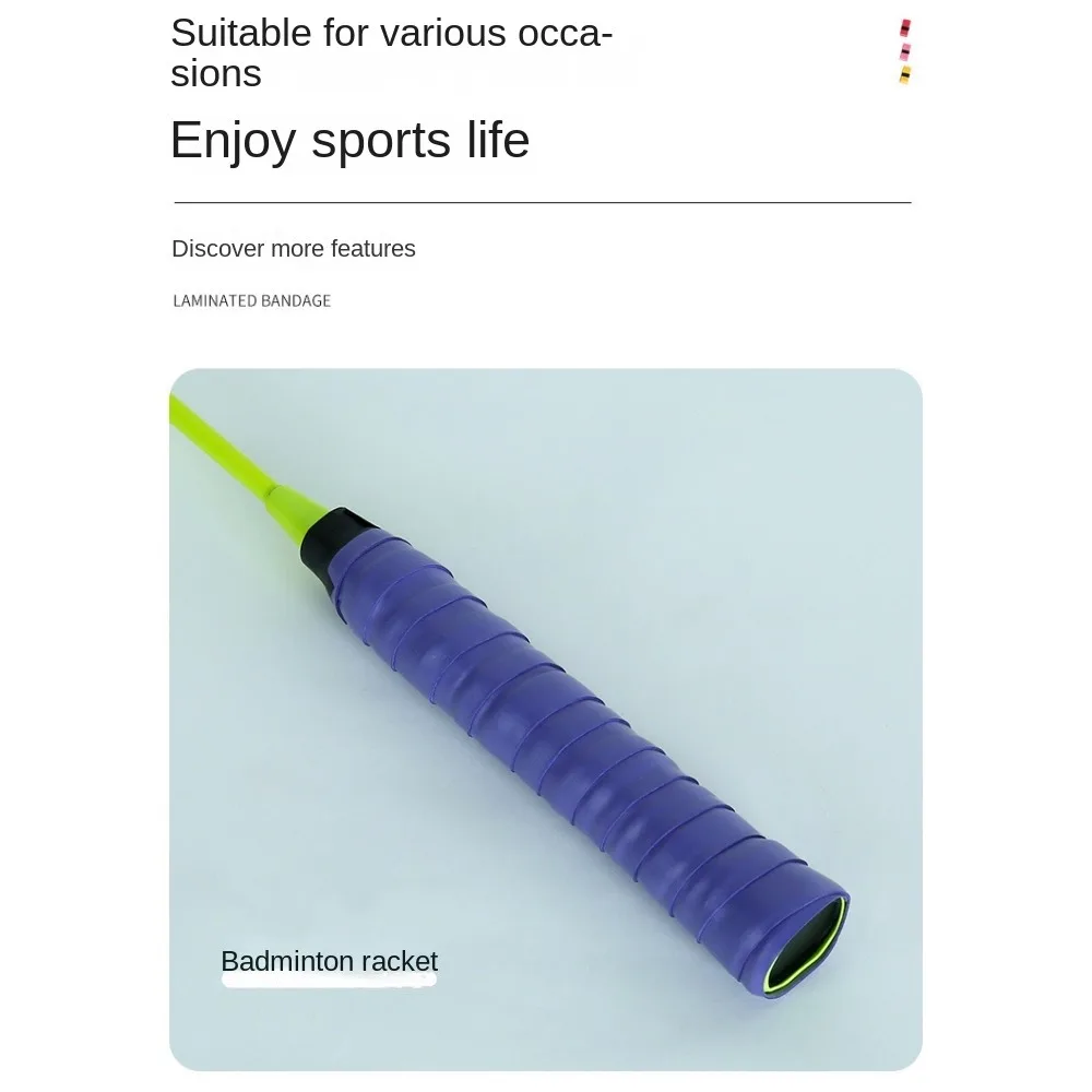 Shock Absorption Sticky Tennis Racket Over Grip Anti-slip Grip Tape Sport Fishing Rods Sweat Band Accessory Sweatband
Shock Absorption Sticky Tennis Racket Over Grip Anti-slip Grip Tape Sport Fishing Rods Sweat Band Accessory Sweatband