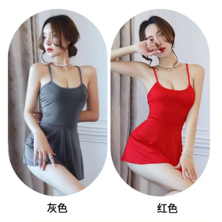 Erotic Lingerie Sexy Nightdress Suspender Pure Desire Ice Silk Sleeping Skirt Passion Temptation Bed Direct No-take Off Clothes
Erotic Lingerie Sexy Nightdress Suspender Pure Desire Ice Silk Sleeping Skirt Passion Temptation Bed Direct No-take Off Clothes