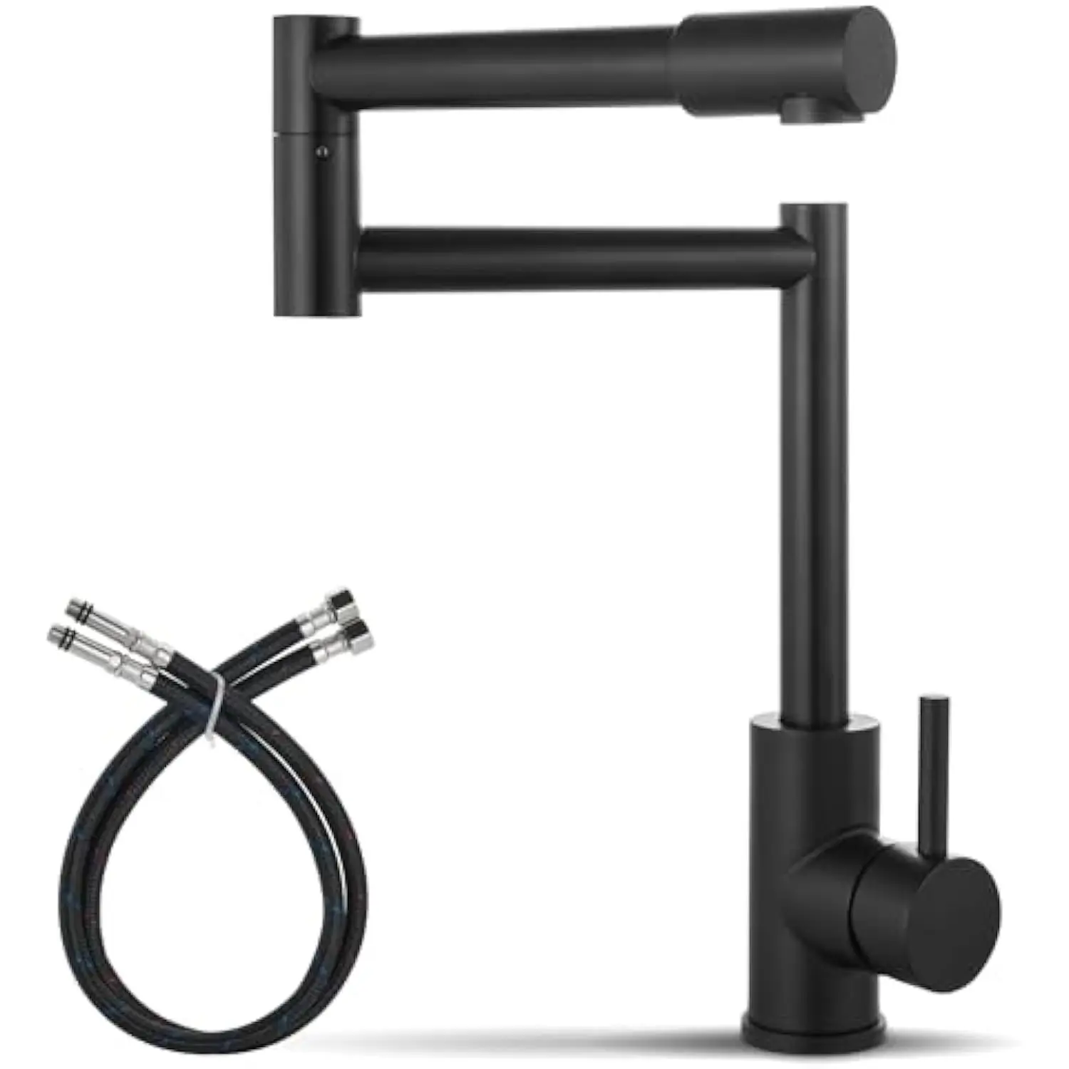 Deck Mounted Pot Filler Faucet Hot and Cold Water Single Handle Countertop Double Joints 360 ° Rotating Retractable Commercial K
Deck Mounted Pot Filler Faucet Hot and Cold Water Single Handle Countertop Double Joints 360 ° Rotating Retractable Commercial K