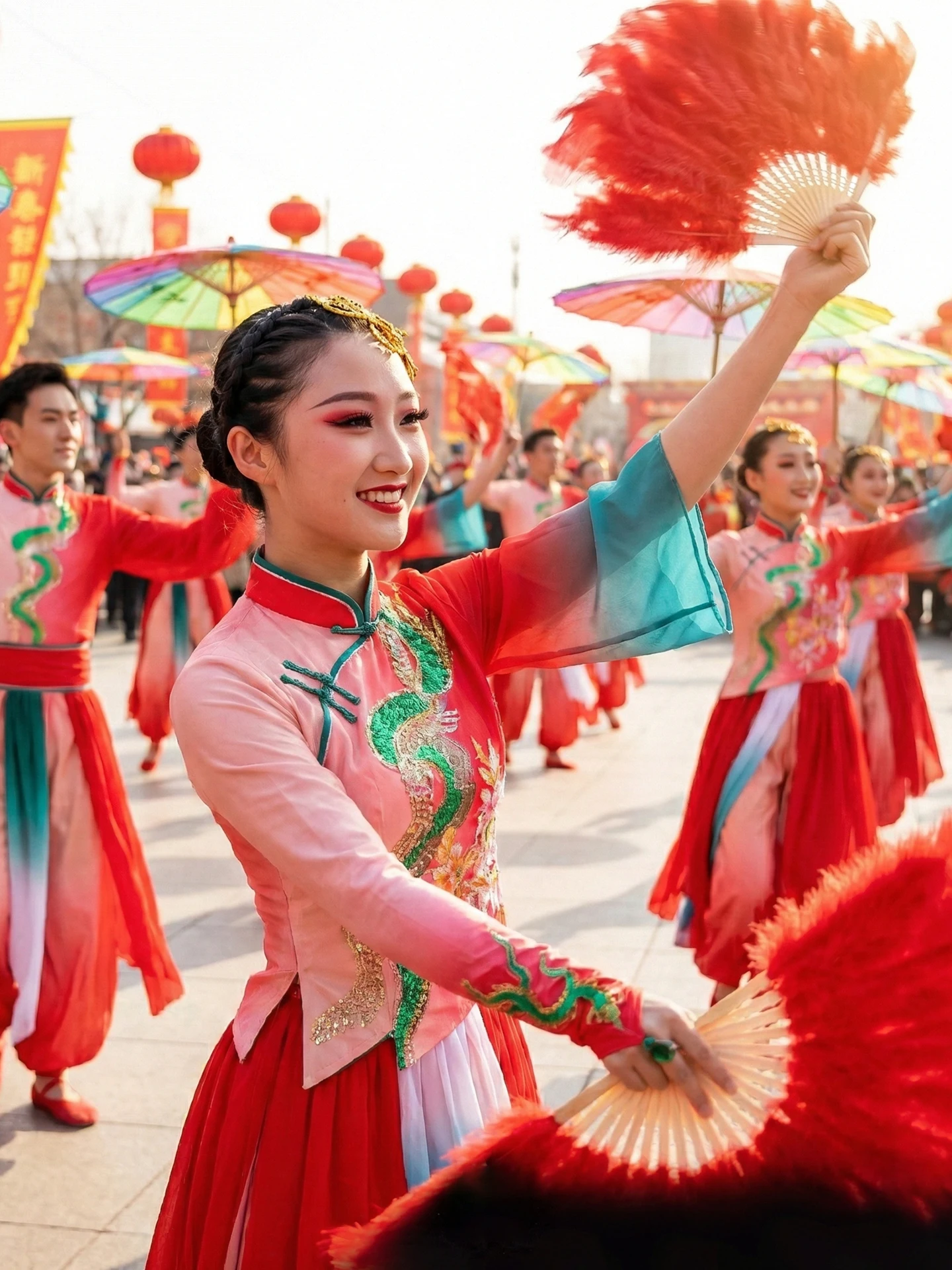 New 2026 Dance Costume Women's Festive Fan Performance Clothing Yangko Dance Opening Drum Northeast Jiaozhou Polyester
New 2026 Dance Costume Women's Festive Fan Performance Clothing Yangko Dance Opening Drum Northeast Jiaozhou Polyester