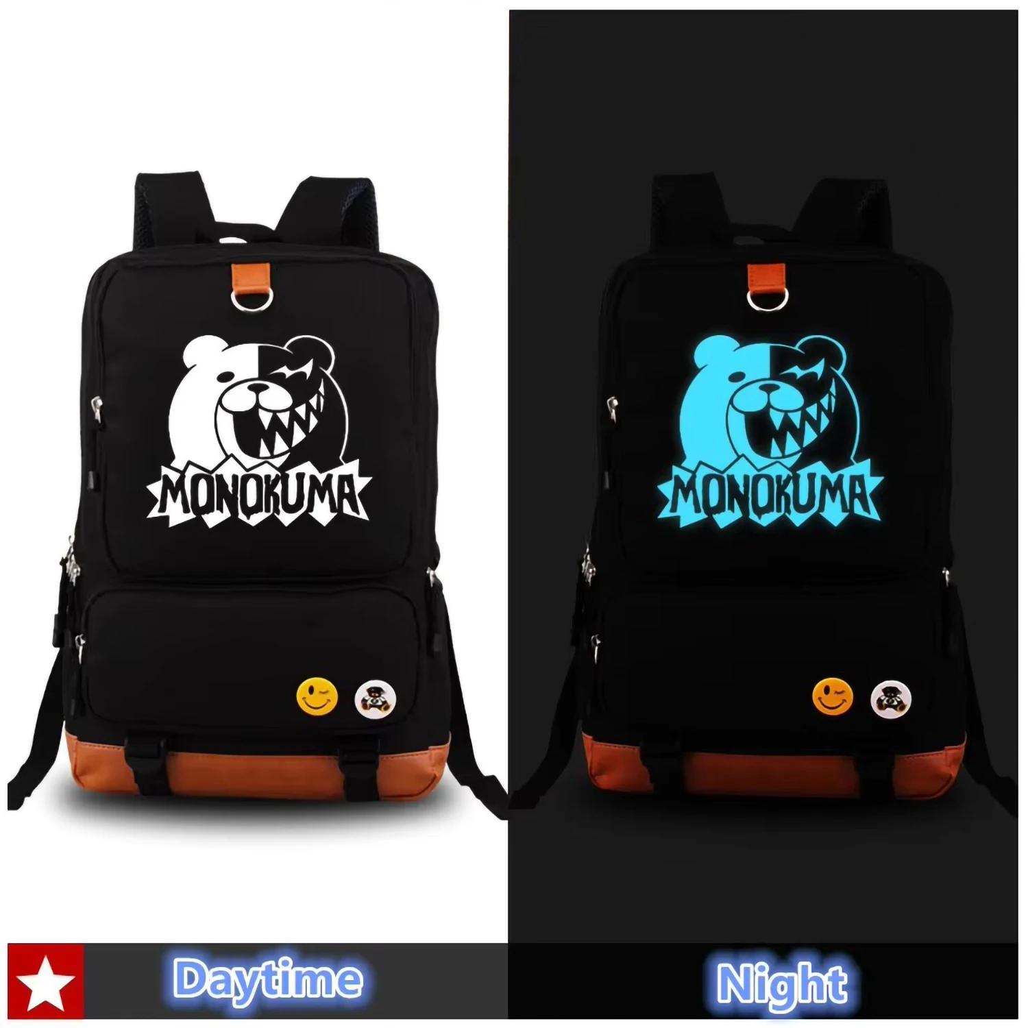 Women Backpack Harajuku Danganronpa Trigger Happy Havoc Kawaii Monokuma Cosplay Blue Luminous Printing Canvas School Bags
Women Backpack Harajuku Danganronpa Trigger Happy Havoc Kawaii Monokuma Cosplay Blue Luminous Printing Canvas School Bags