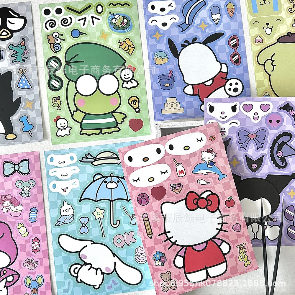 Sanrio DIY Hello Kitty & Friends набор водонепроницаемых наклеек-милые мультяшные наклейки для скрапбукинга, детские игрушки «сделай сам», украшение для ноутбука
Sanrio DIY Hello Kitty & Friends набор водонепроницаемых наклеек-милые мультяшные наклейки для скрапбукинга, детские игрушки «сделай сам», украшение для ноутбука