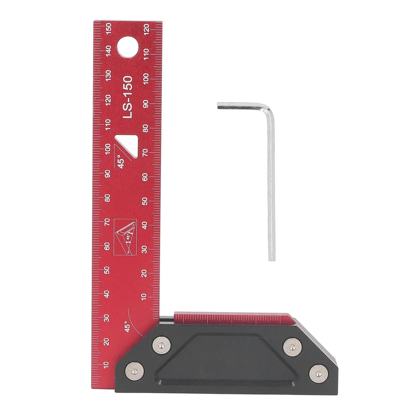 150mm Double 45° Woodworking Angle Ruler - Measuring Tool for carpenters & DIY Projects
150mm Double 45° Woodworking Angle Ruler - Measuring Tool for carpenters & DIY Projects