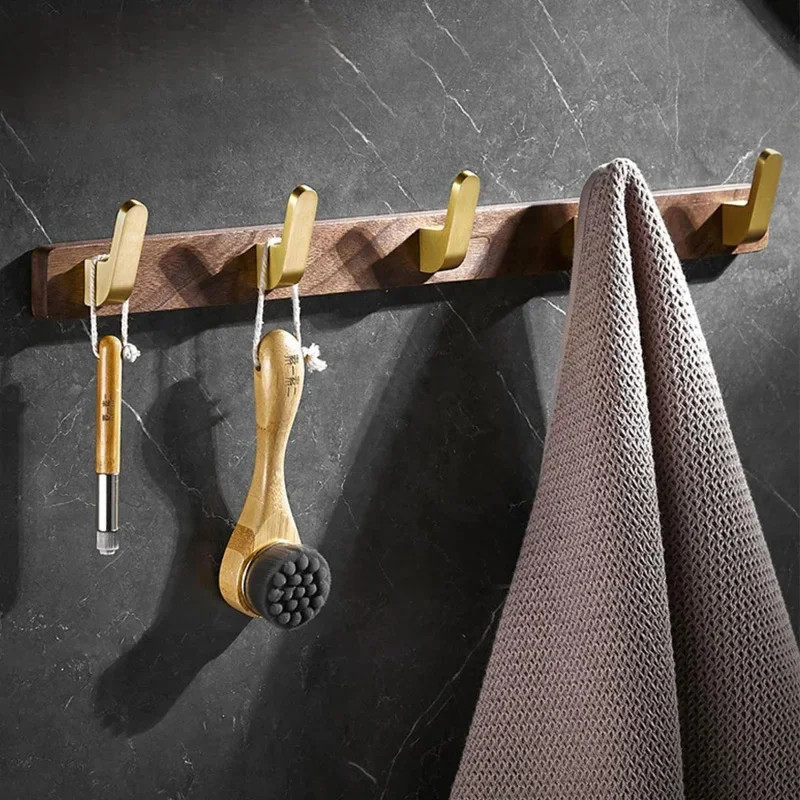 Black Gold Wood Wall Hooks Punching-free Hook Key Bag Clothes Towel Hanger Hooks Bathroom Kitchen Accessories Household Decor
Black Gold Wood Wall Hooks Punching-free Hook Key Bag Clothes Towel Hanger Hooks Bathroom Kitchen Accessories Household Decor