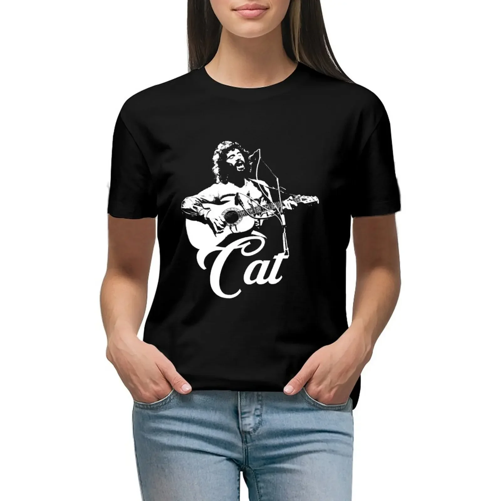 Cat Stevens - White Stencil T-Shirt quick drying aesthetic clothes Female clothing customizeds tshirts woman
Cat Stevens - White Stencil T-Shirt quick drying aesthetic clothes Female clothing customizeds tshirts woman