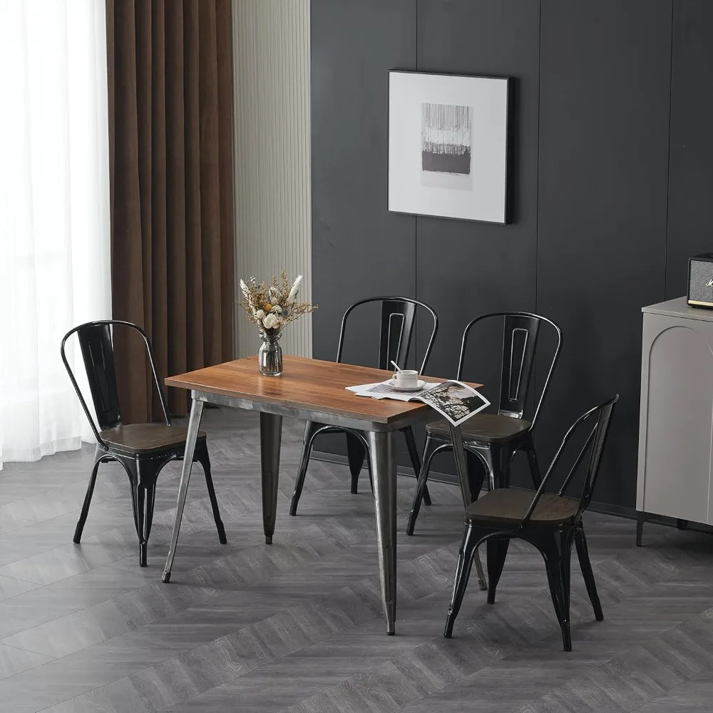 Metal Dining Chair Farmhouse Tolix Style for Kitchen Dining Room Café Restaurant Bistro Patio, 18 Inch, Stackable,
Metal Dining Chair Farmhouse Tolix Style for Kitchen Dining Room Café Restaurant Bistro Patio, 18 Inch, Stackable,