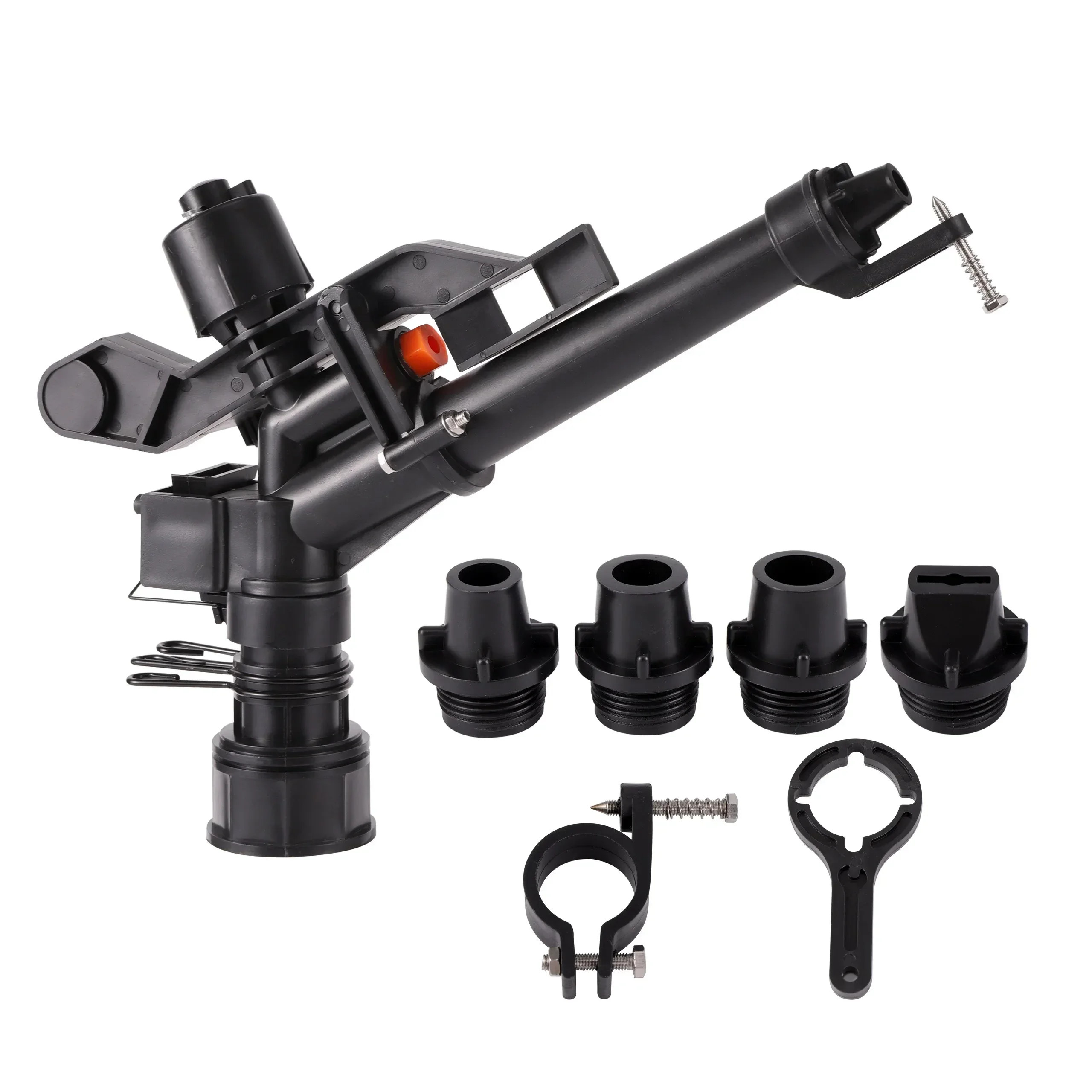 Garden Irrigation 1.5" Female Thread 360°Impact Sprinkler Adjustable Rocker Rotating Watering Gun Lawn Agriculture Watering Tool
Garden Irrigation 1.5" Female Thread 360°Impact Sprinkler Adjustable Rocker Rotating Watering Gun Lawn Agriculture Watering Tool