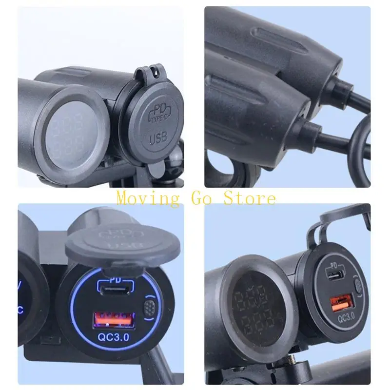 B5XD Мотоцикл Dual USB Quick для быстрого зарядного устройства
B5XD Мотоцикл Dual USB Quick для быстрого зарядного устройства