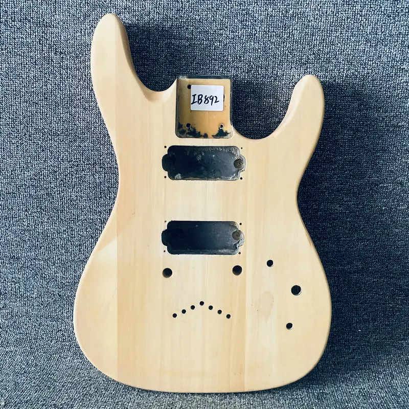 IB892 7 String Electric Guitar Body in Solid Basswood Natural Color String Through Body with 2 Humbucker Pickups for DIY Replace
IB892 7 String Electric Guitar Body in Solid Basswood Natural Color String Through Body with 2 Humbucker Pickups for DIY Replace