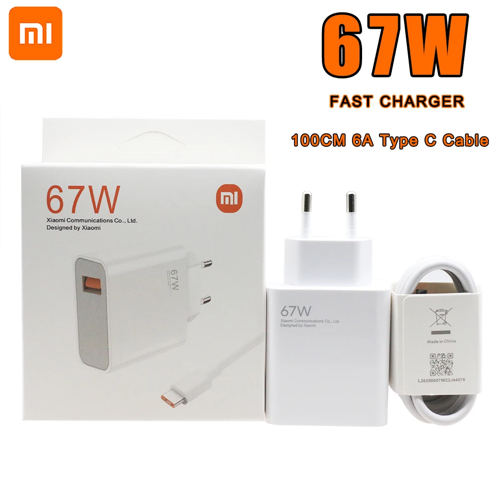 Зарядное устройство XIAOMI 13 Turbo, адаптер мощностью 67 Вт для ЕС, Тип C 6A, для Xiaomi 13, 12, 11 Pro Ultra, Redmi note 9, 10, 11 pro, shark 4, 3, MIX, Fold 2
Зарядное устройство XIAOMI 13 Turbo, адаптер мощностью 67 Вт для ЕС, Тип C 6A, для Xiaomi 13, 12, 11 Pro Ultra, Redmi note 9, 10, 11 pro, shark 4, 3, MIX, Fold 2
