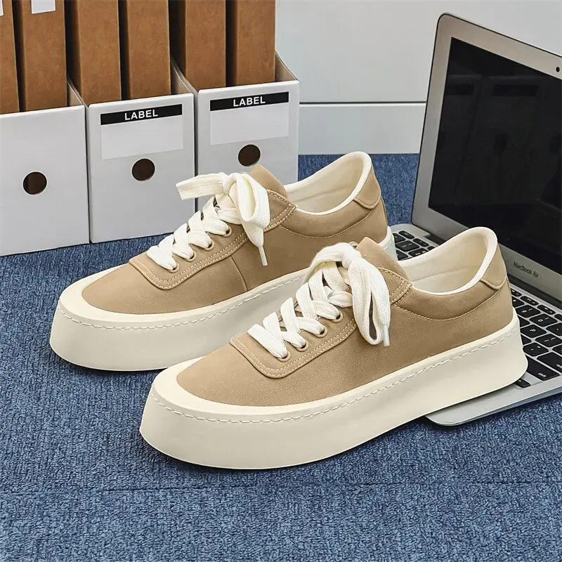 Shoes for Men Canvas Casual Sneakers Thick Sole Man Shoes Skateboard Sneaker All-match Sports and Leisure Shoe Кроссовки Мужские
Shoes for Men Canvas Casual Sneakers Thick Sole Man Shoes Skateboard Sneaker All-match Sports and Leisure Shoe Кроссовки Мужские