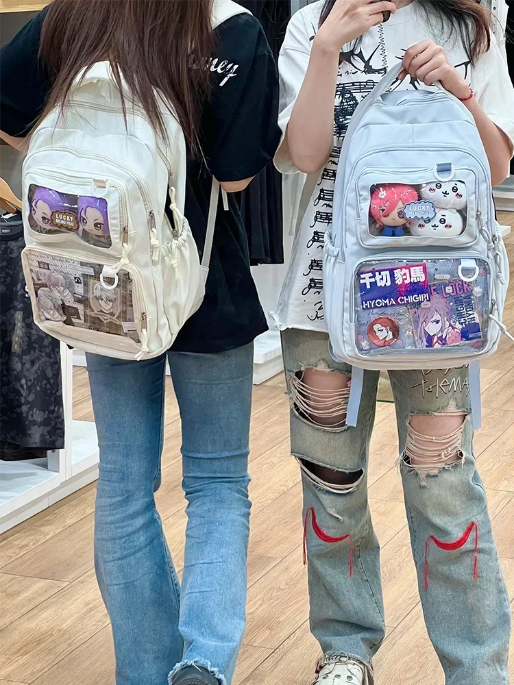 Japanese Ita Bag Large-capacity Transparent Bags Shoulder Bag Style Shoulder Transparent Bags 2024 Casual Display Bags
Japanese Ita Bag Large-capacity Transparent Bags Shoulder Bag Style Shoulder Transparent Bags 2024 Casual Display Bags
