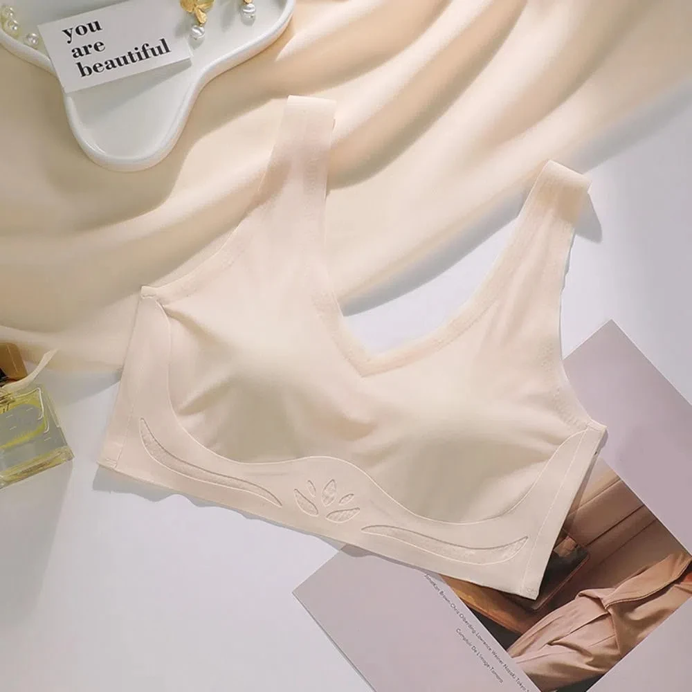 Fashion Ice Silk Wireless Deep V Bra Thin Cup Close-fitting Brassiere for Women Push Up Underwear Girls Seamless Bra Gym
Fashion Ice Silk Wireless Deep V Bra Thin Cup Close-fitting Brassiere for Women Push Up Underwear Girls Seamless Bra Gym
