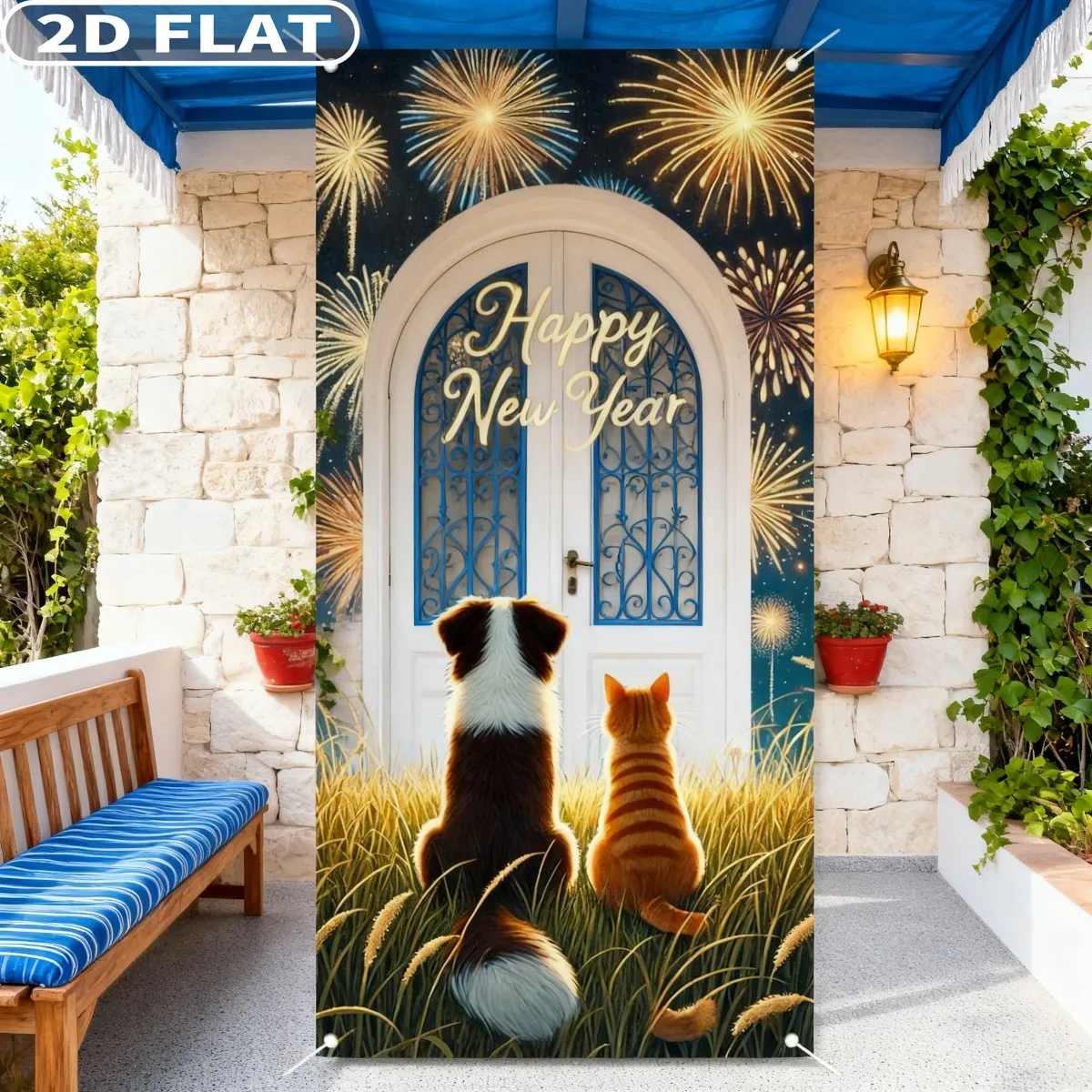 1pc Happy New Year Door Tapestries Banner - 35x71 Inch Eve Decor Blue Snowflakes 2026 Hanging Backdrop Sign for Party Supplies
1pc Happy New Year Door Tapestries Banner - 35x71 Inch Eve Decor Blue Snowflakes 2026 Hanging Backdrop Sign for Party Supplies