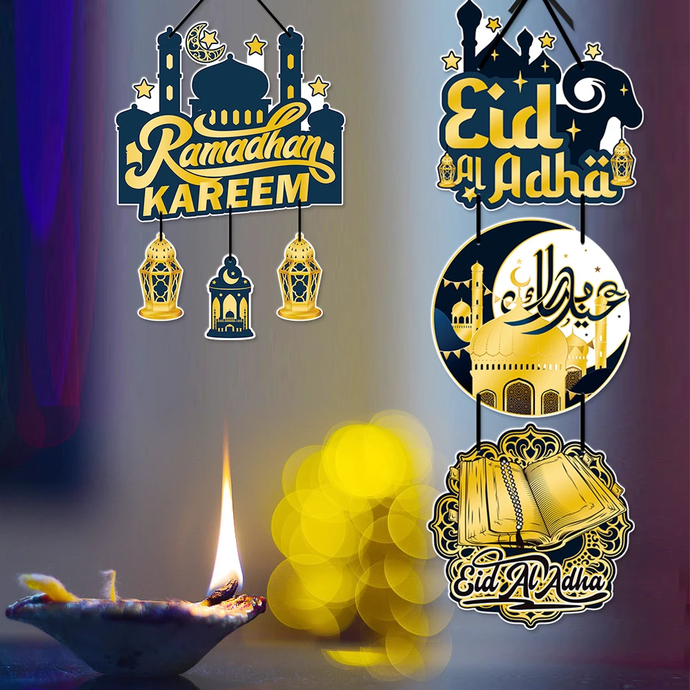 1set EID Mubarak Door Hanging Decoration Moon Castle Sign Hanging Ornament Ramadan Party Supplies Islamic Home Decoration
1set EID Mubarak Door Hanging Decoration Moon Castle Sign Hanging Ornament Ramadan Party Supplies Islamic Home Decoration