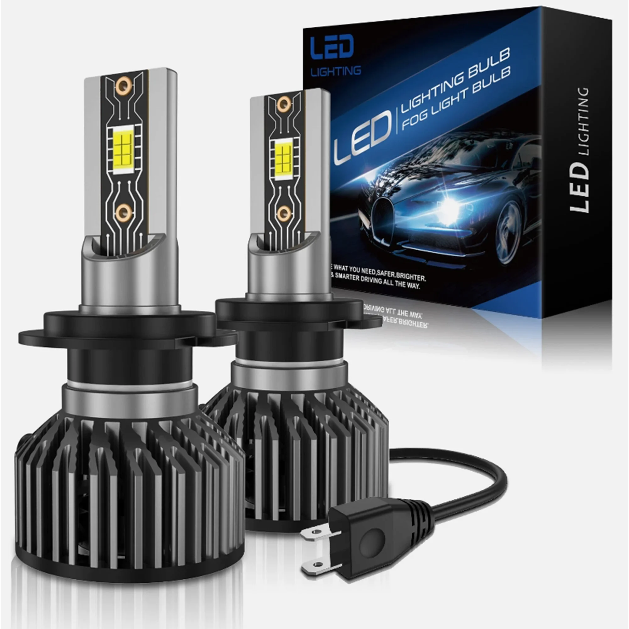 Pair of H1 LED Mini Lamp Headlights High/Low Beam Bulbs Fog Light Ultra Bright White 2pcs 12V Canbus
Pair of H1 LED Mini Lamp Headlights High/Low Beam Bulbs Fog Light Ultra Bright White 2pcs 12V Canbus