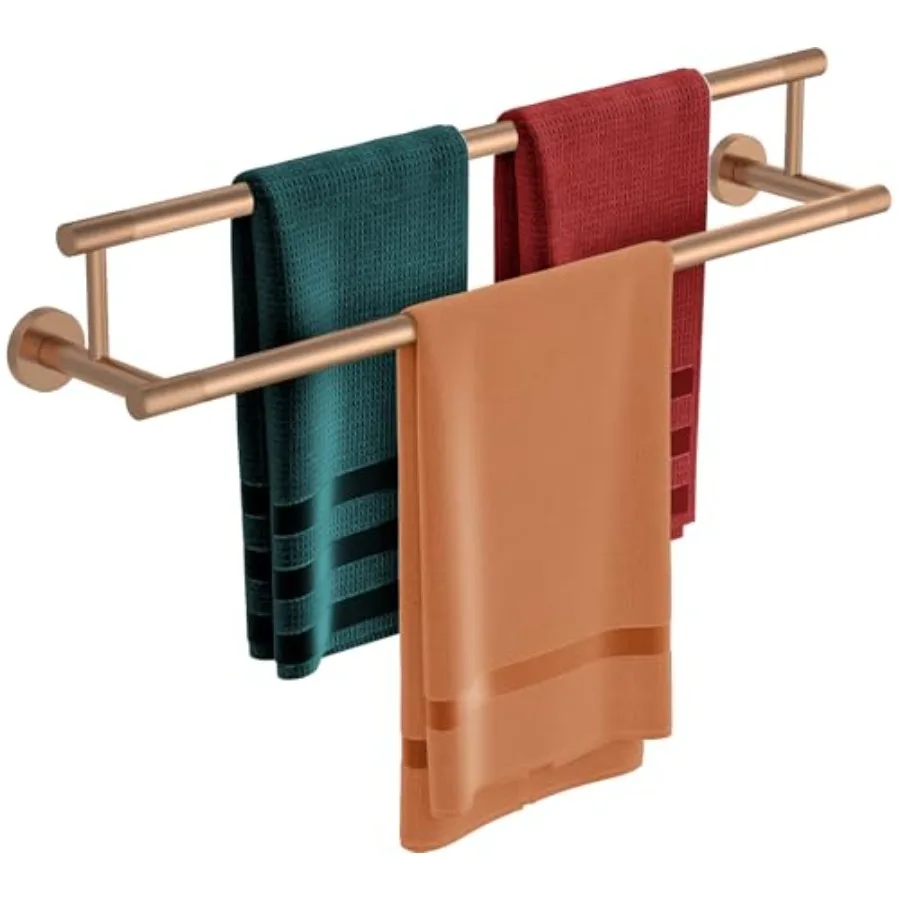 Double Towel Bar 24 Inch, Heavy Duty Stainless Steel Towel Rack for Bathroom - Wall Mounted Towel Holder Bathroom Storage Organ
Double Towel Bar 24 Inch, Heavy Duty Stainless Steel Towel Rack for Bathroom - Wall Mounted Towel Holder Bathroom Storage Organ