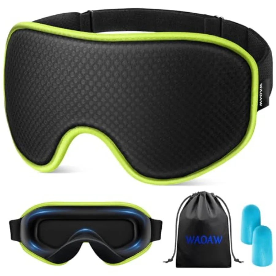 Sleep Mask for Men Women: out Eye Masks for Sleep - 3D Breathable Soft Comfortable Eye Mask for Travel - Adjustable Light Block
Sleep Mask for Men Women: out Eye Masks for Sleep - 3D Breathable Soft Comfortable Eye Mask for Travel - Adjustable Light Block